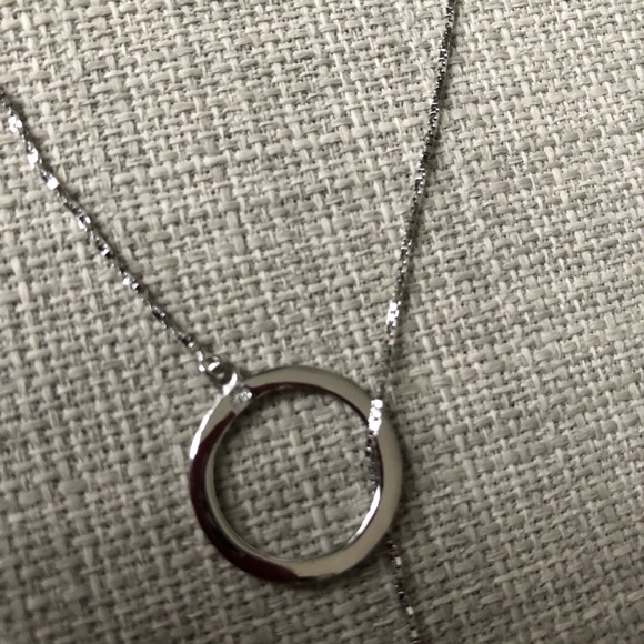 New Grey Shell baroque shaped quality Pearl and Sterling Silver Lariat - Picture 4 of 10